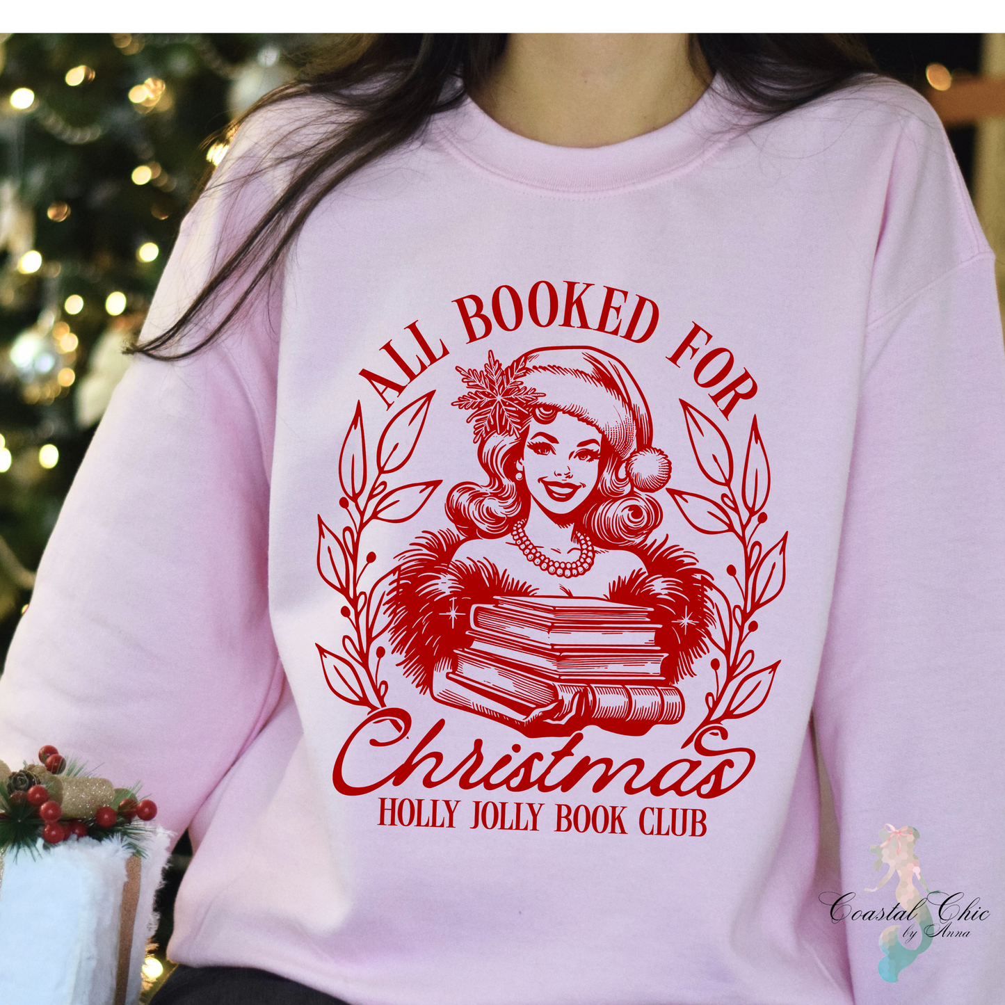 All Booked For Christmas Sweatshirt