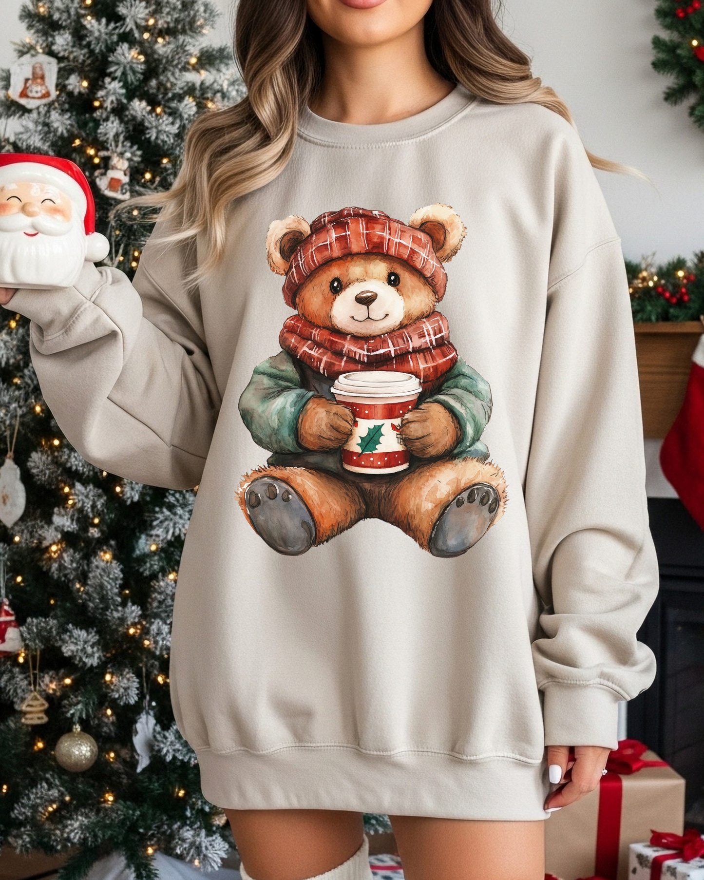 Christmas Teddy Bear Sweatshirt