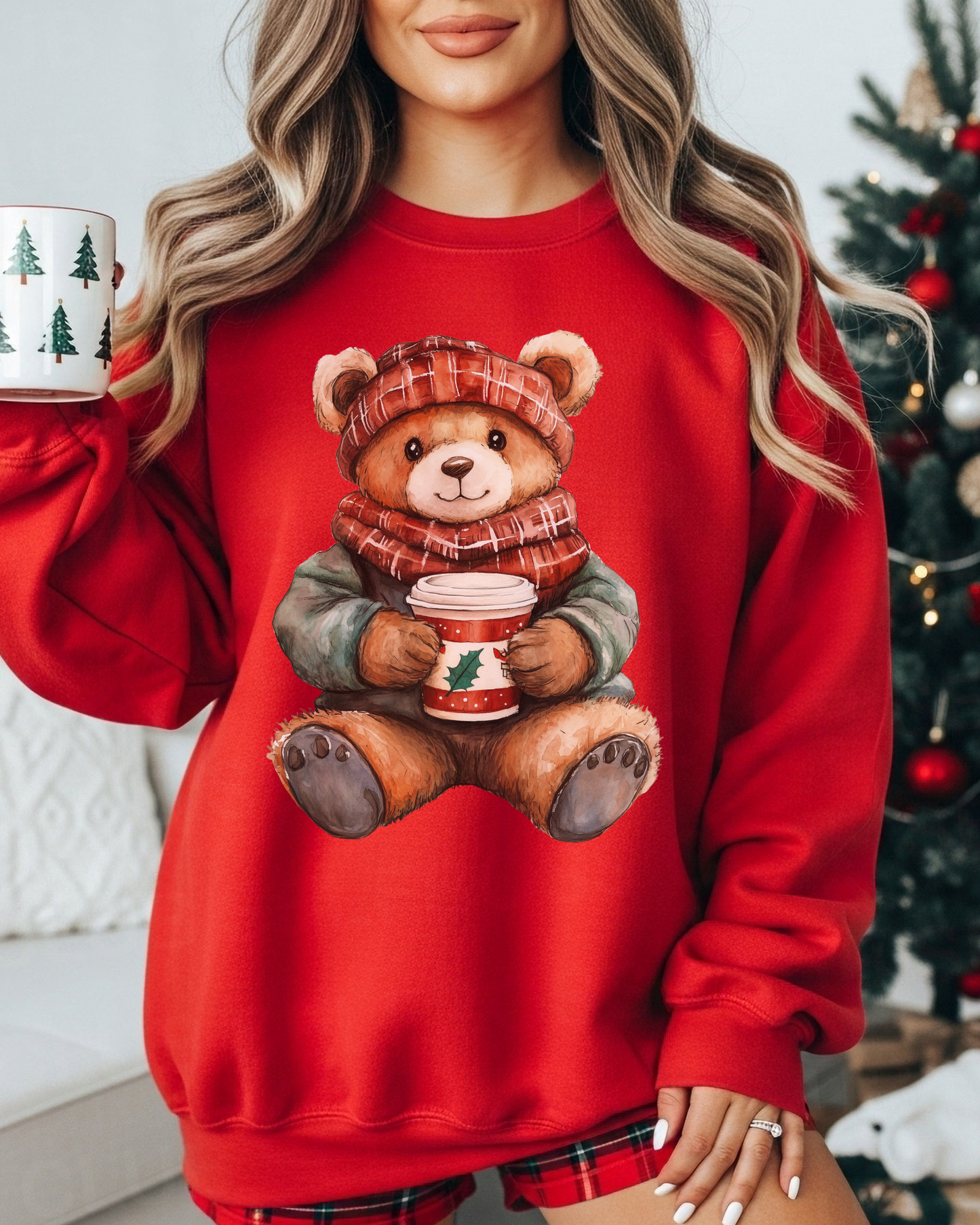 Christmas Teddy Bear Sweatshirt