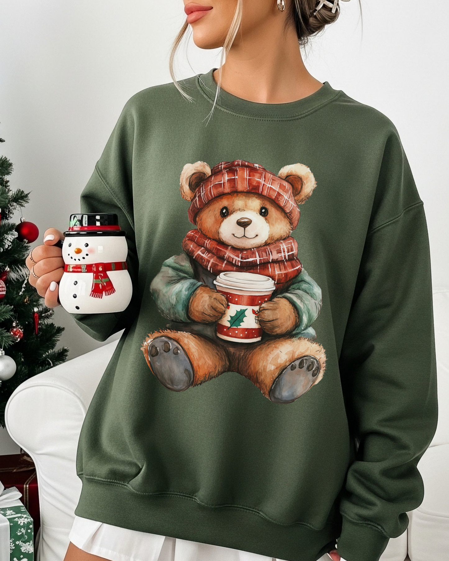 Christmas Teddy Bear Sweatshirt
