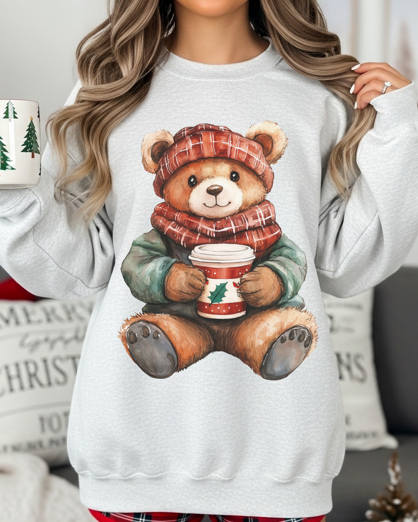 Christmas Teddy Bear Sweatshirt