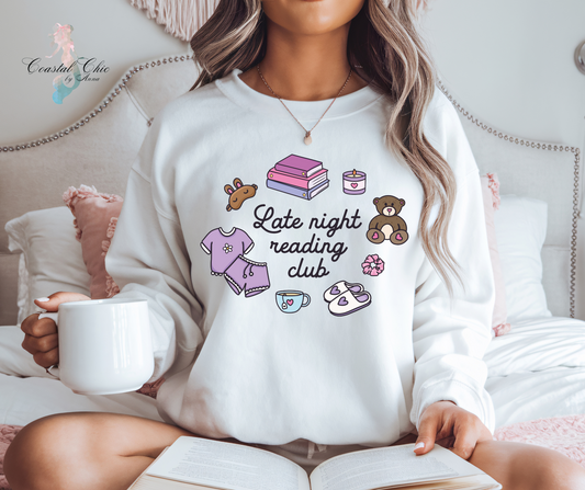 Late Night Reading Club Sweatshirt