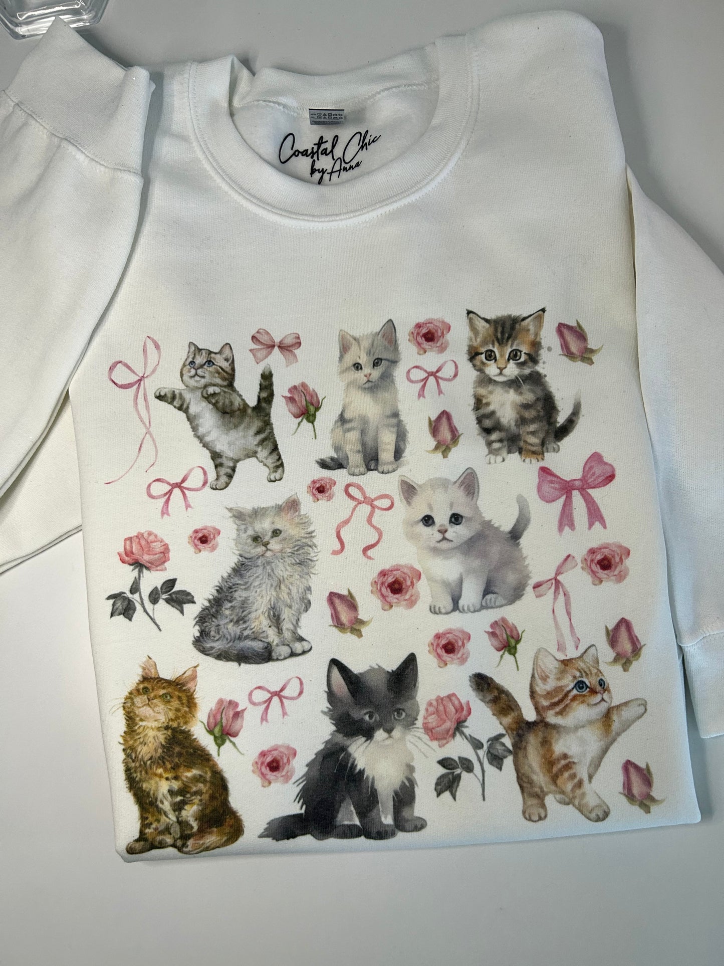 Coquette Cat Sweatshirt