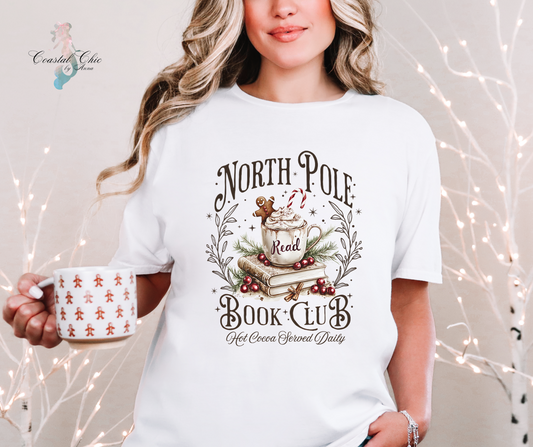 North Pole Book Club T-shirt