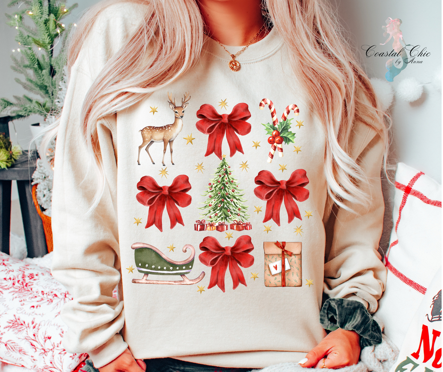 Christmas Coquette Sweatshirt