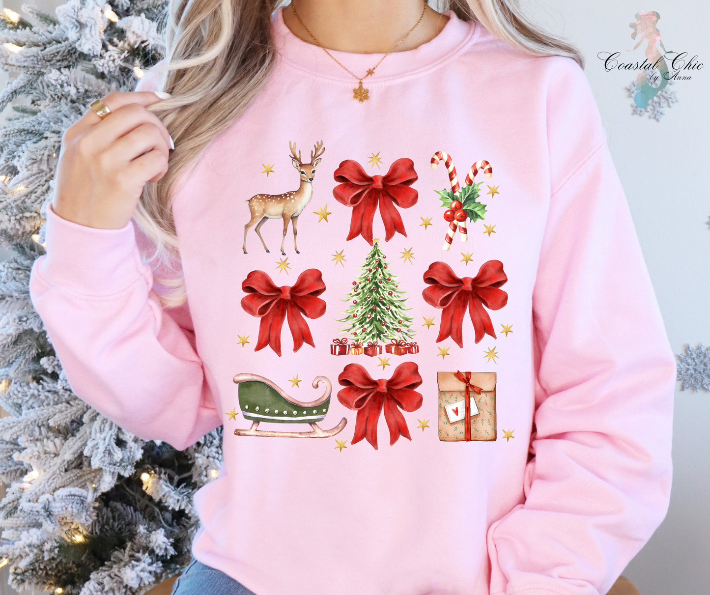 Christmas Coquette Sweatshirt