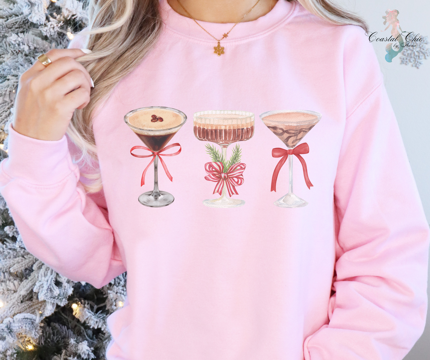 Christmas Espresso Martini Sweatshirt, Merry Martinis Sweatshirt