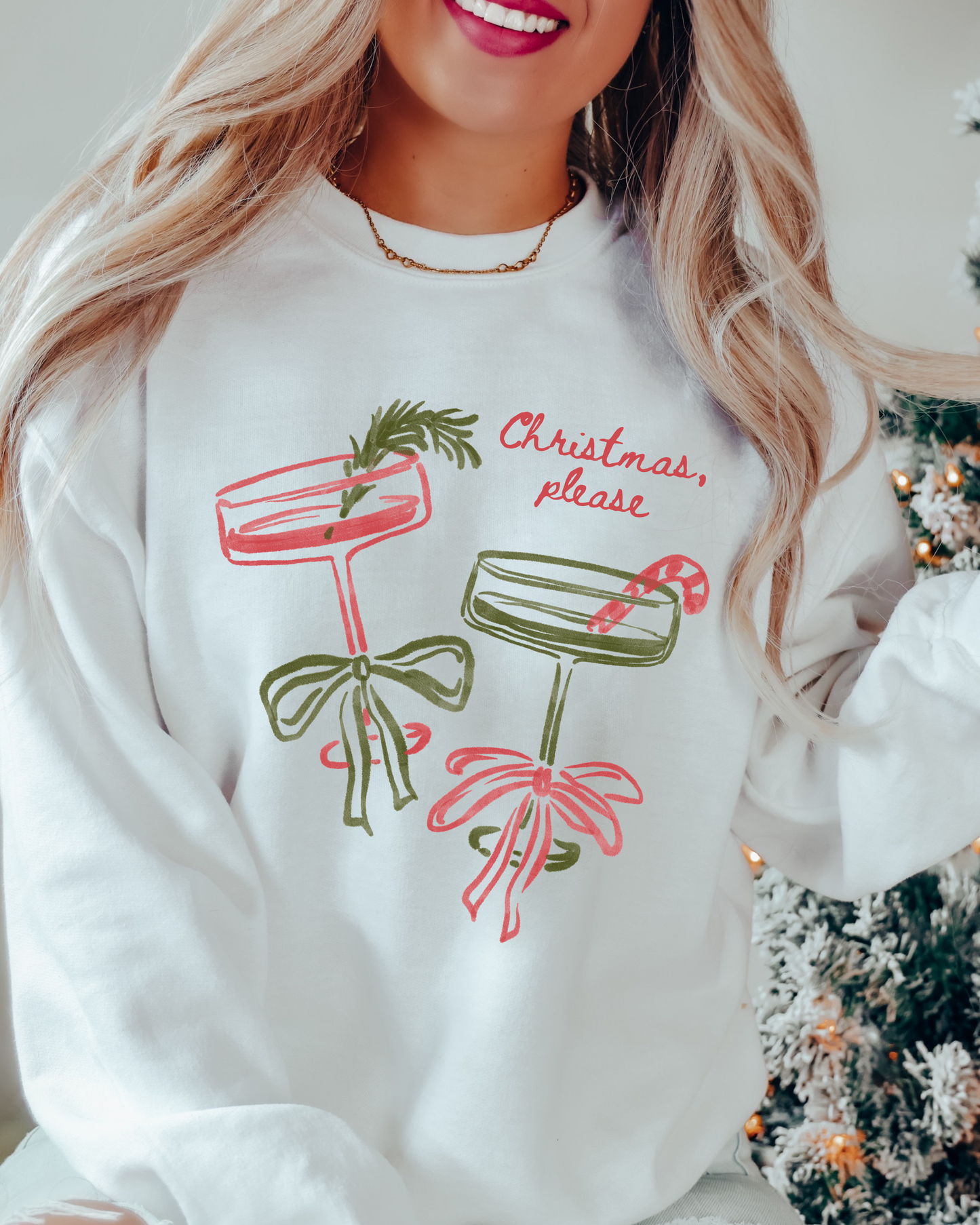 Christmas Drinks Sweatshirt