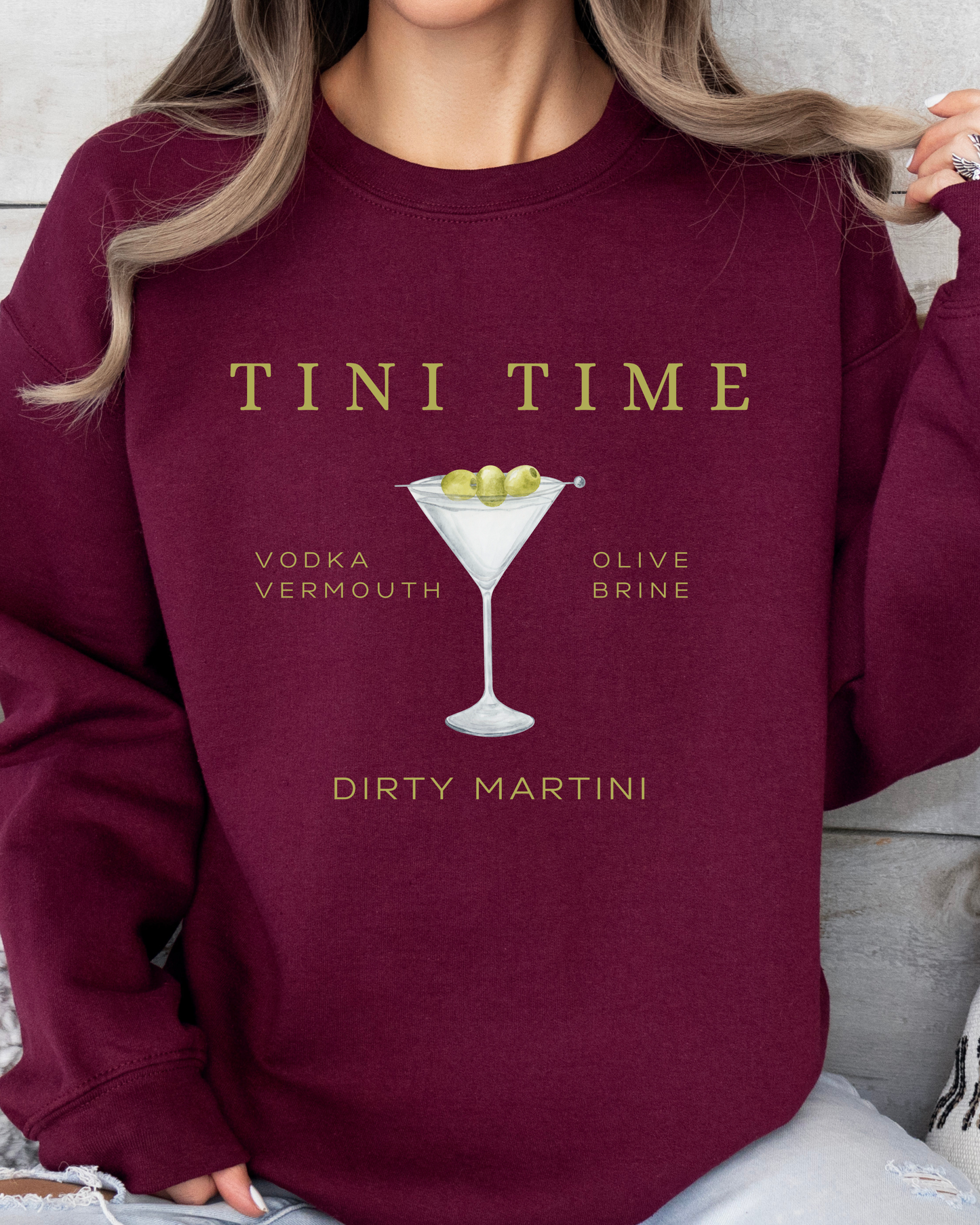 Tini Time Dirty Martini Sweatshirt