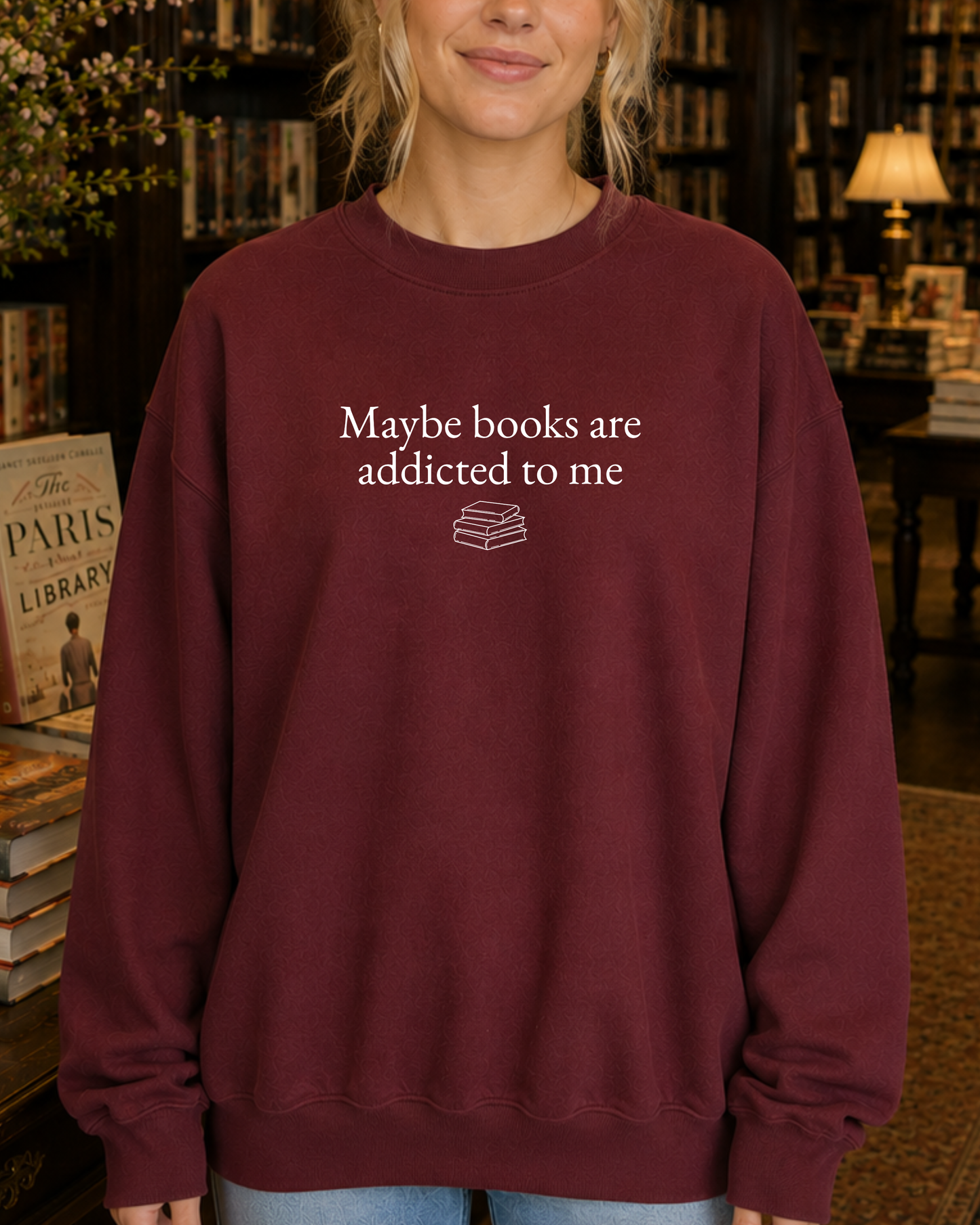 Maybe books are addicted to me