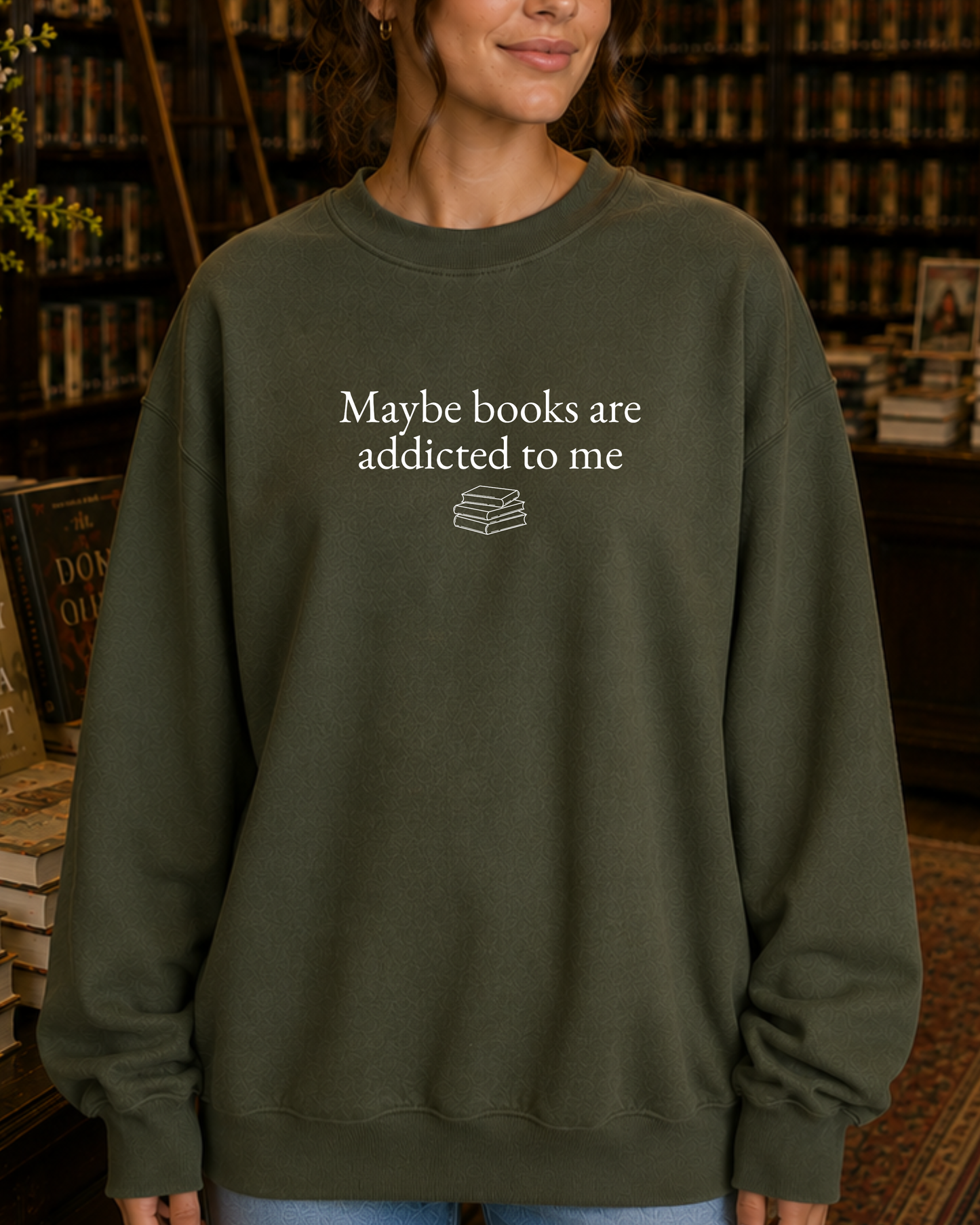 Maybe books are addicted to me