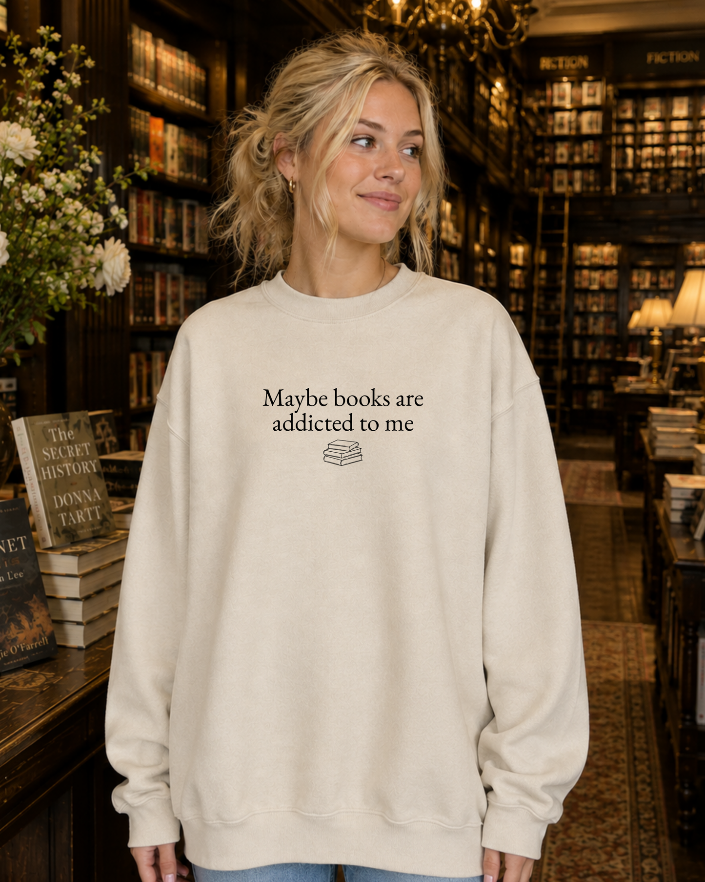 Maybe books are addicted to me