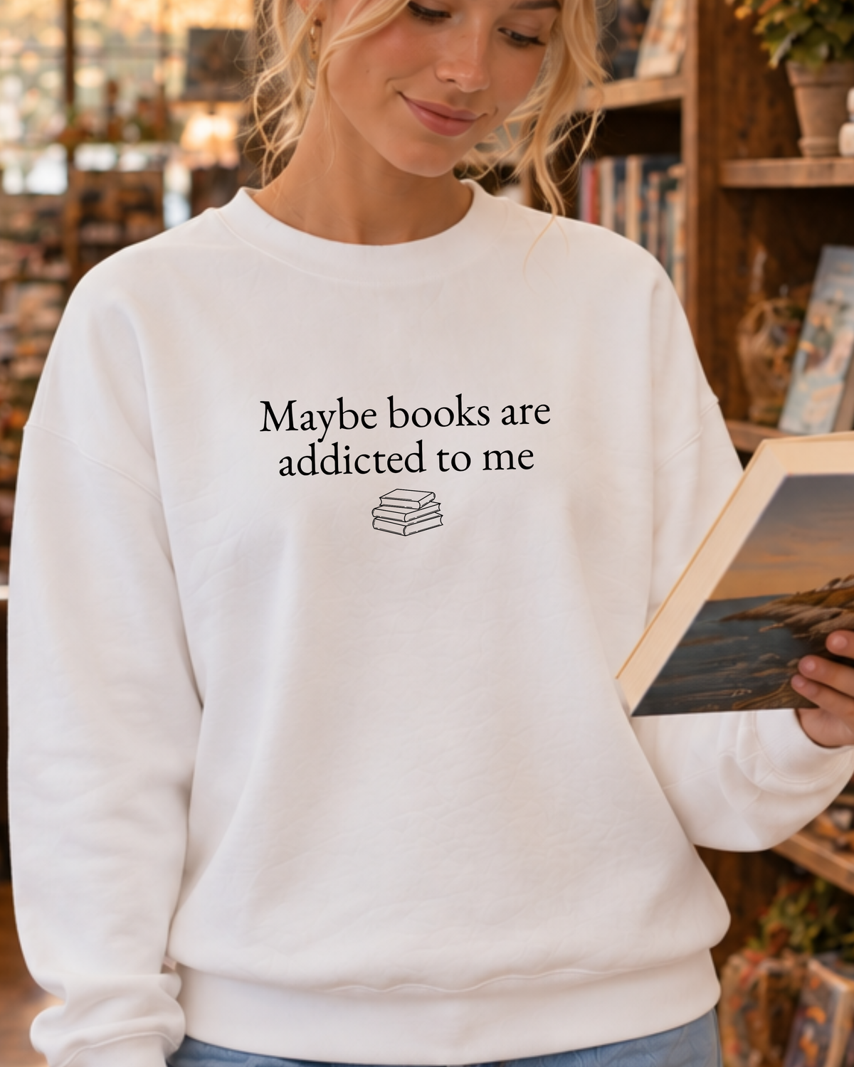 Maybe books are addicted to me