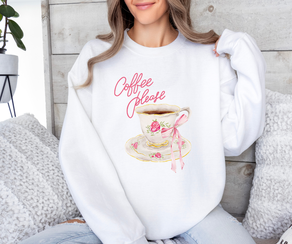 Coffee Please Sweatshirt