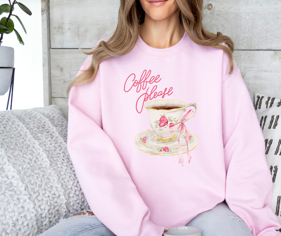 Coffee Please Sweatshirt