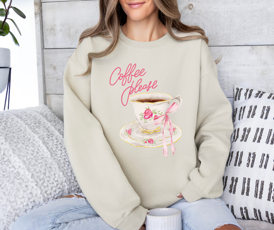 Coffee Please Sweatshirt