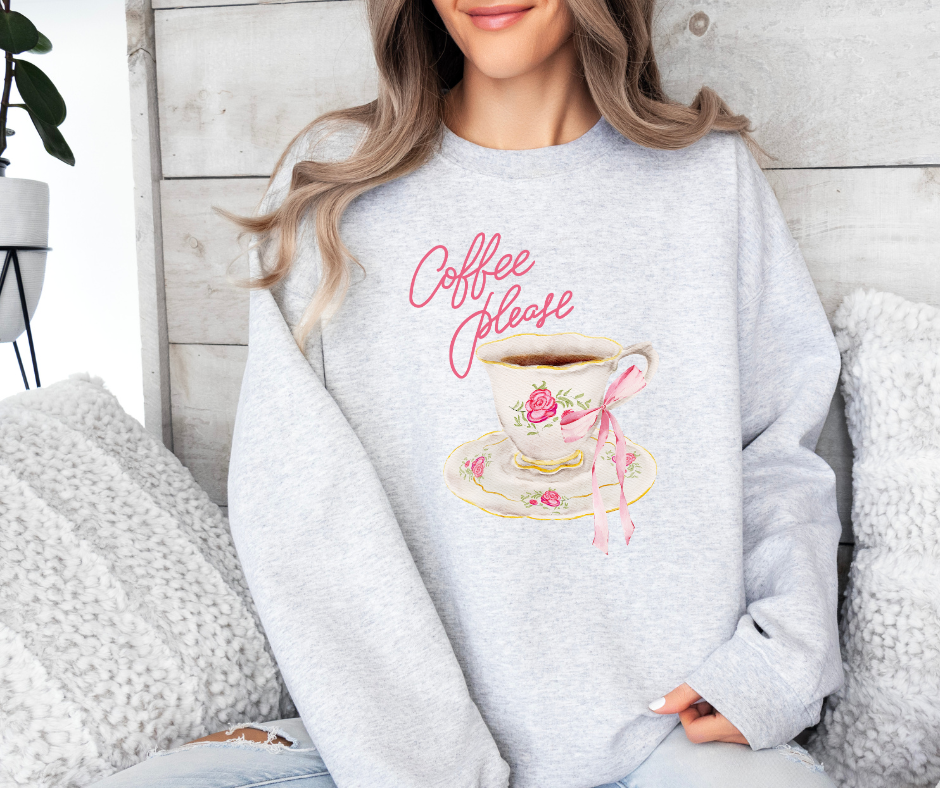 Coffee Please Sweatshirt