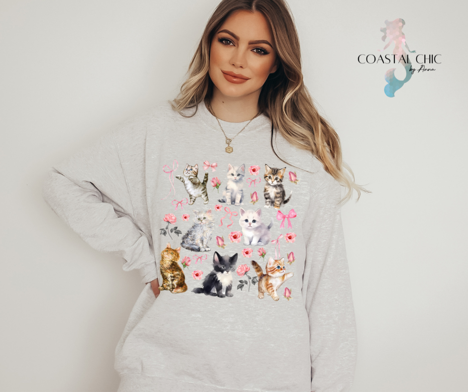 Coquette Cat Sweatshirt