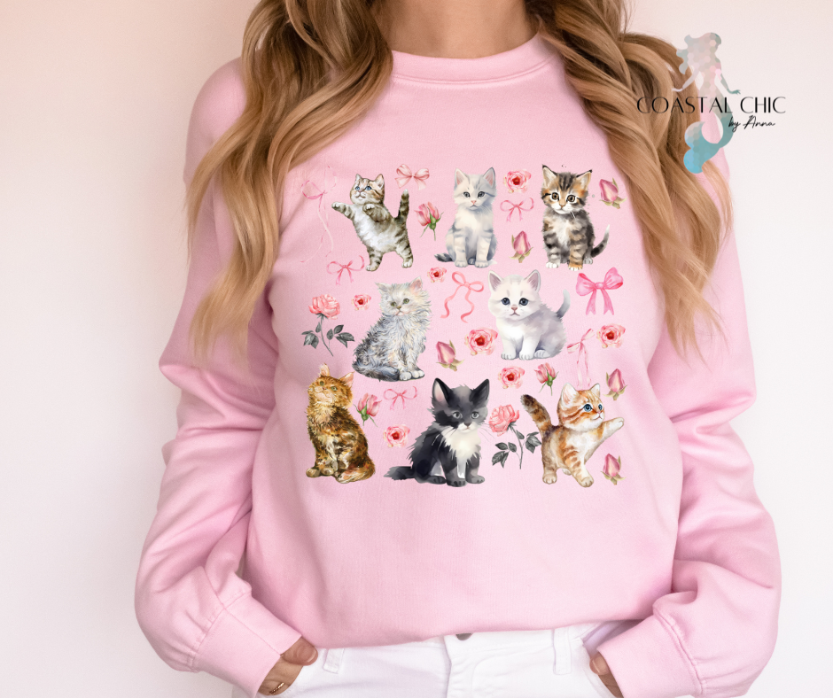 Coquette Cat Sweatshirt