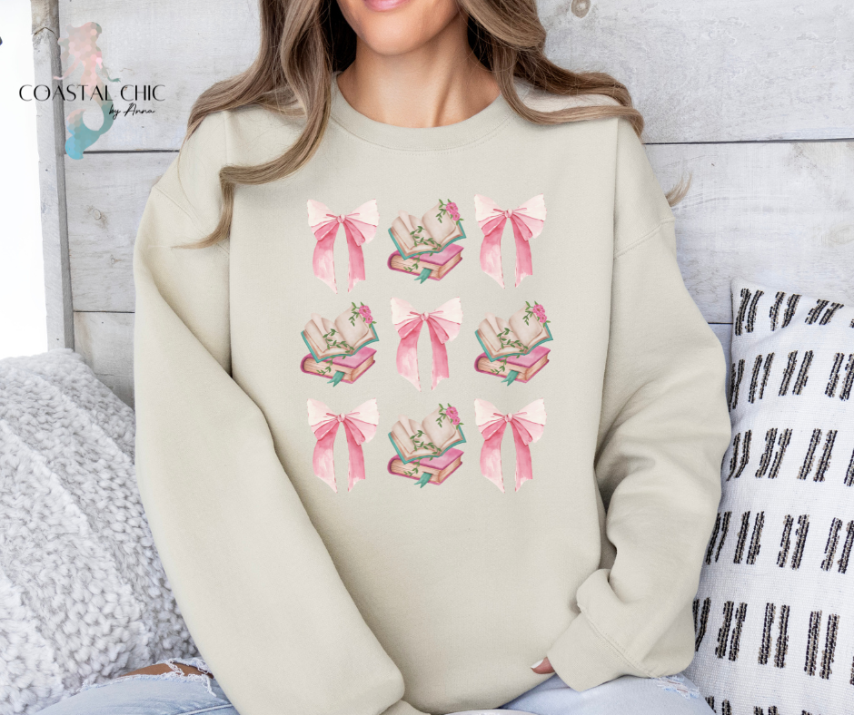 Books and Bows Sweatshirt