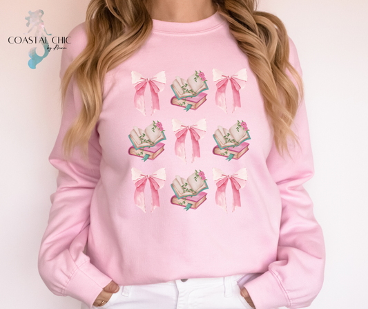 Books and Bows Sweatshirt