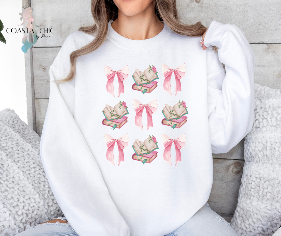 Books and Bows Sweatshirt