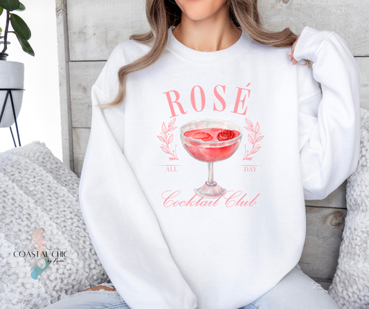 Rose All Day Cocktail Club Sweatshirt