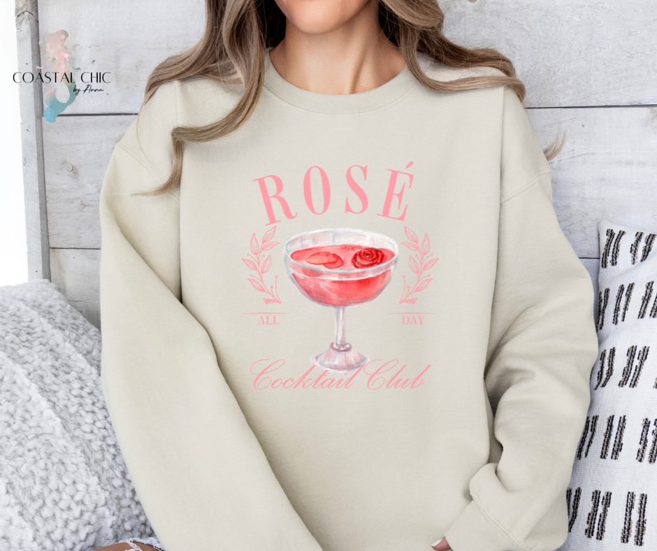 Rose All Day Cocktail Club Sweatshirt