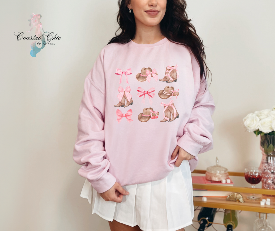 Coquette Cowgirl Sweatshirt