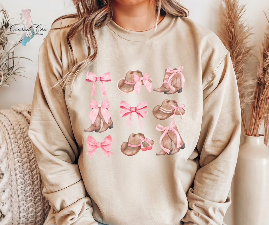 Coquette Cowgirl Sweatshirt