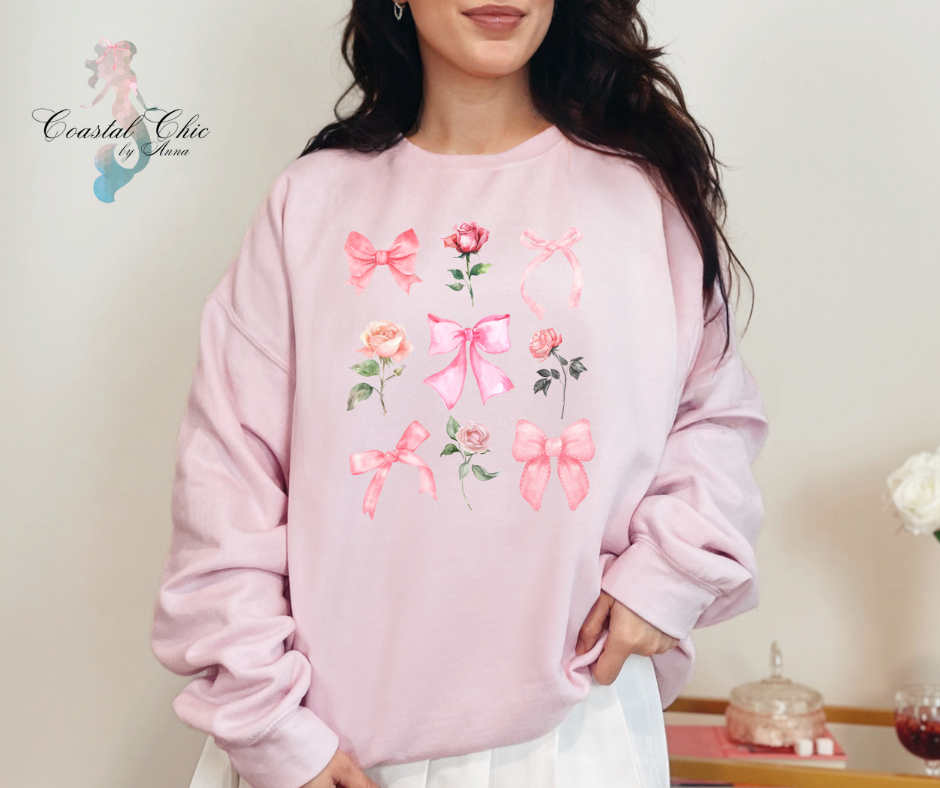 Coquette Roses Sweatshirt