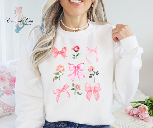 Coquette Roses Sweatshirt