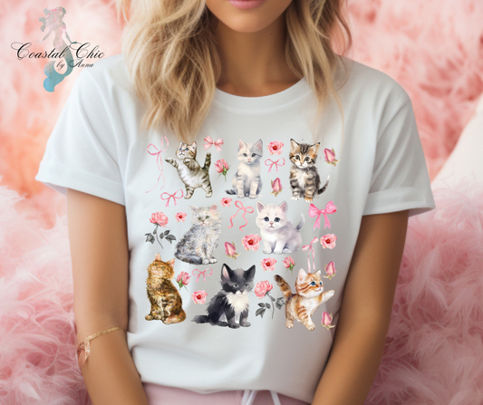 Coquette Cat Tshirt