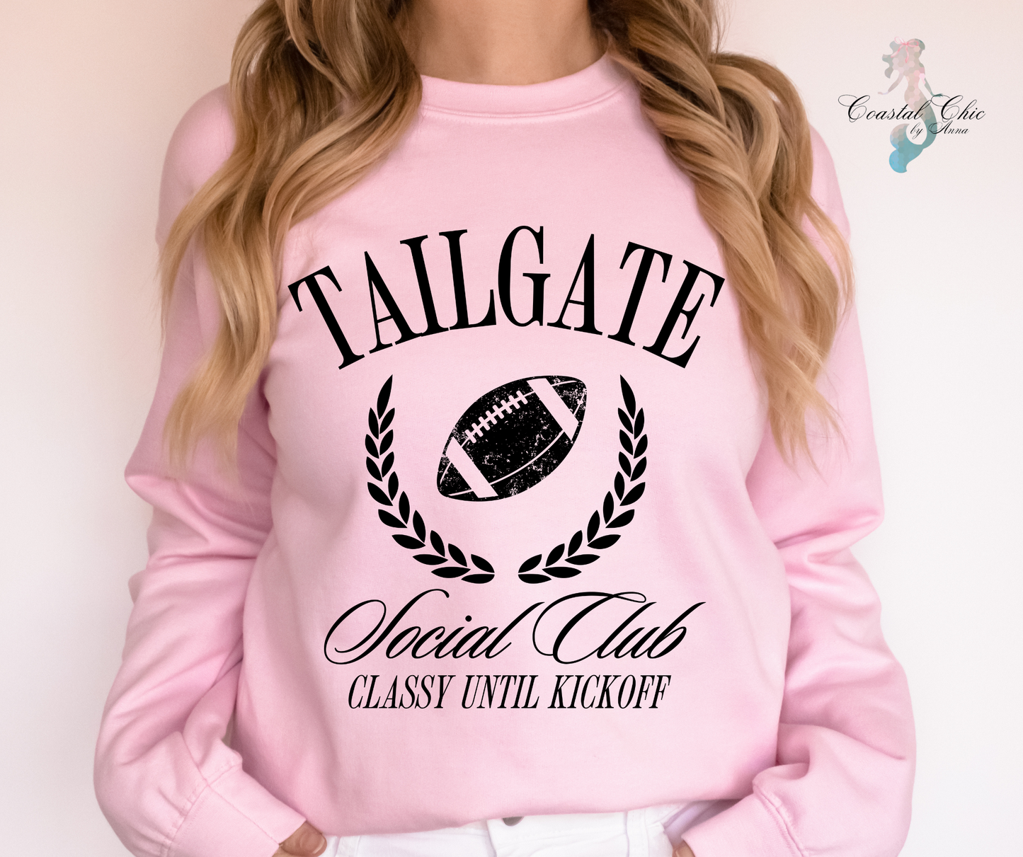 Tailgate Social Club Classy Until Kickoff Sweatshirt