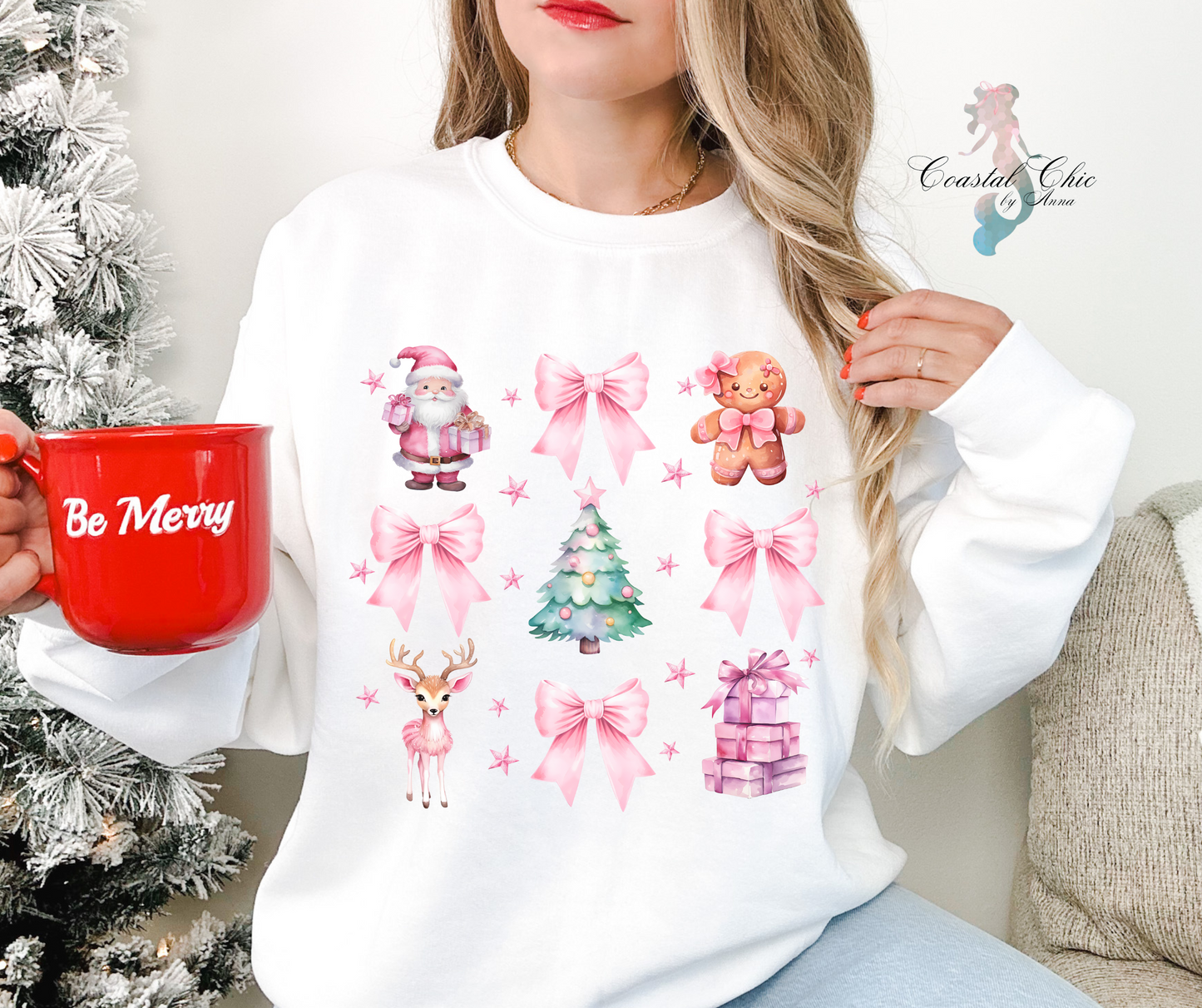 Coquette Christmas Sweatshirt