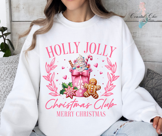 Holly Jolly Christmas Club Sweatshirt