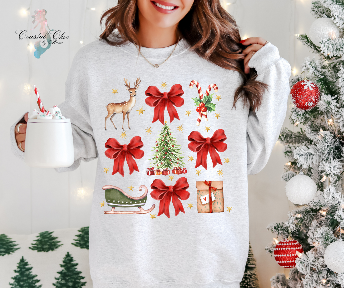 Christmas Coquette Sweatshirt