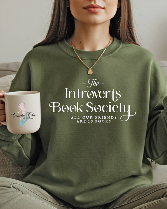 Introverts Book Society Sweatshirt