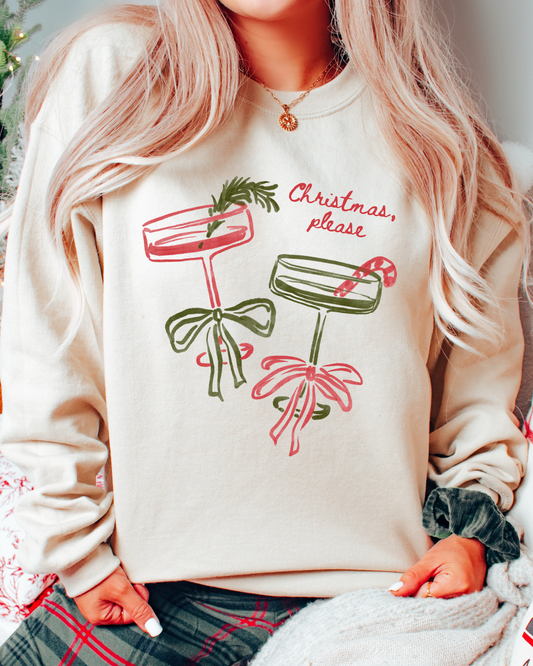 Christmas Drinks Sweatshirt
