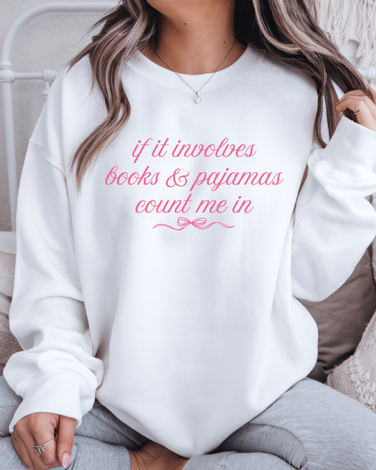 If it involves books and pajamas count me in