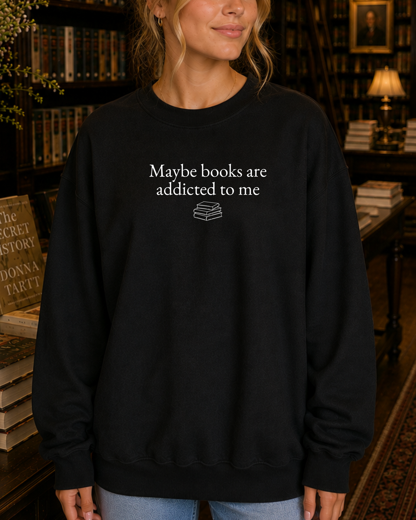 Maybe books are addicted to me