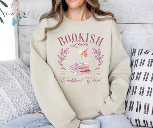 Bookish Lover Cocktail Club Sweatshirt