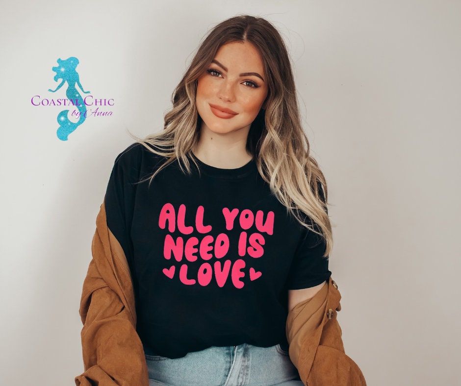 All You Need Is Love shirt, Love shirt, retro love shirt, love is love shirt, all you need is love, gift for mom, love shirt for women