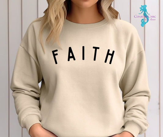 Faith Sweatshirt, Faith shirt, Christian Shirt, Love and Grace Shirt, Believe Shirt, Hope shirt, Christian Sweatshirt, Religious sweatshirt